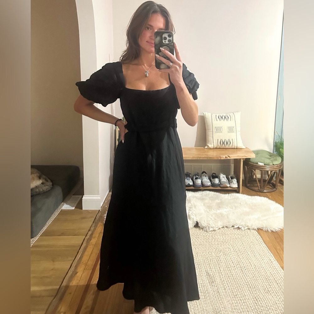 ASTR the Label Black Midi Dress Small